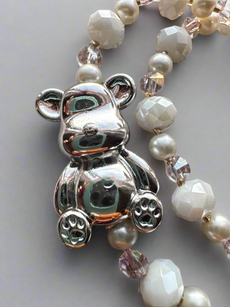 🧸 silver necklace